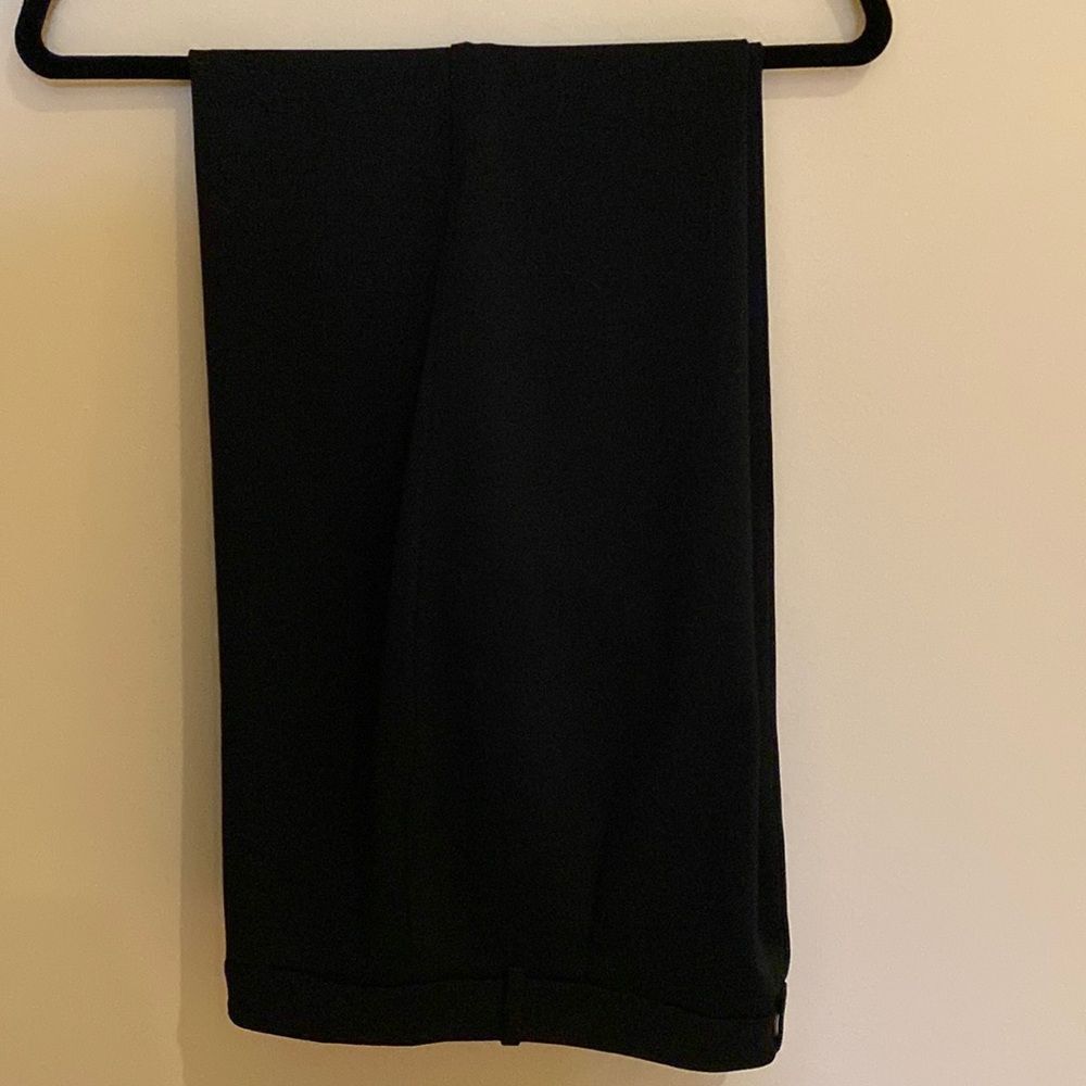 Worthington Black Straight Leg Trousers Sz 16 EUC